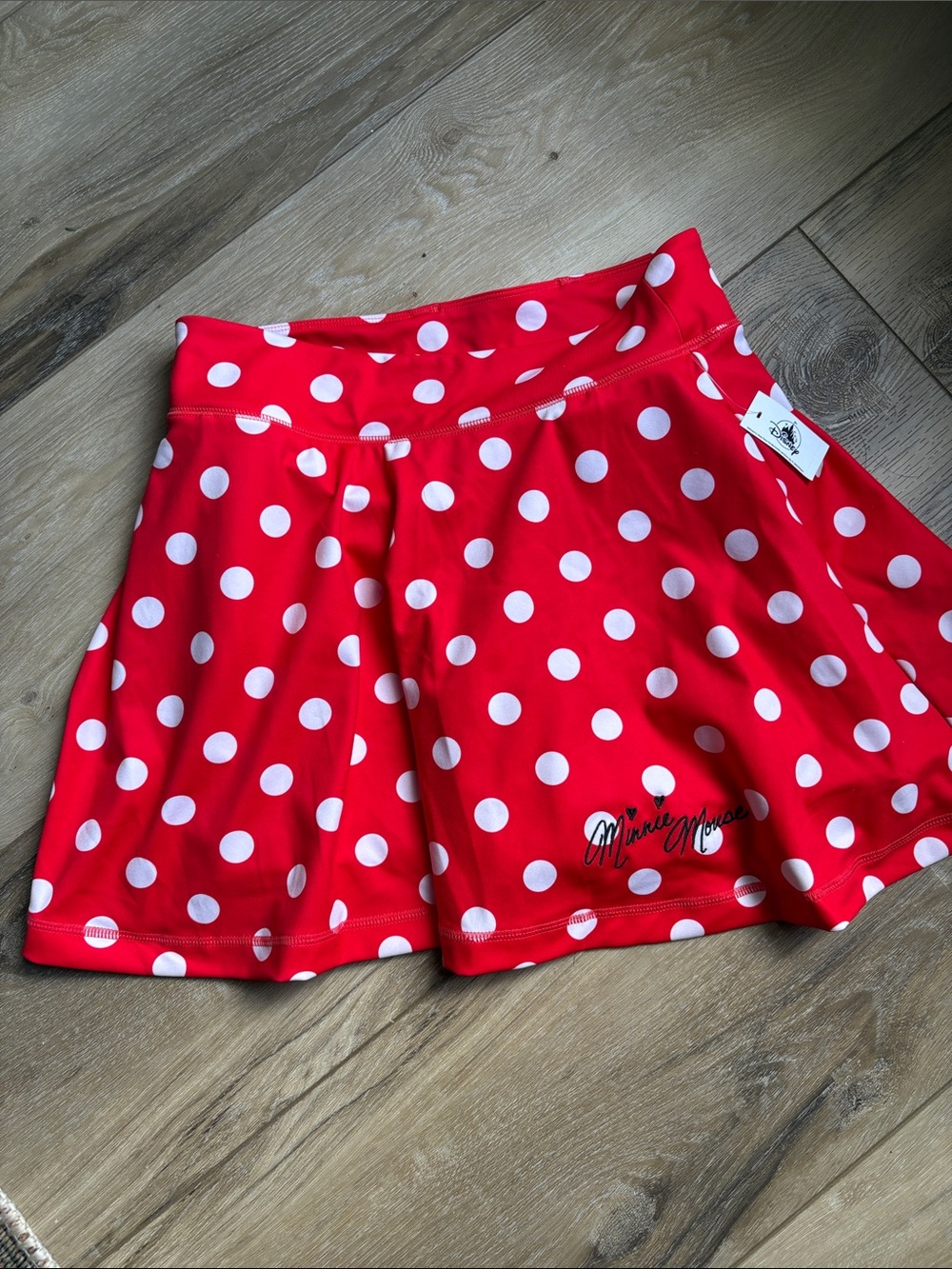 Disney Red and White Polka Dot Minnie Skort